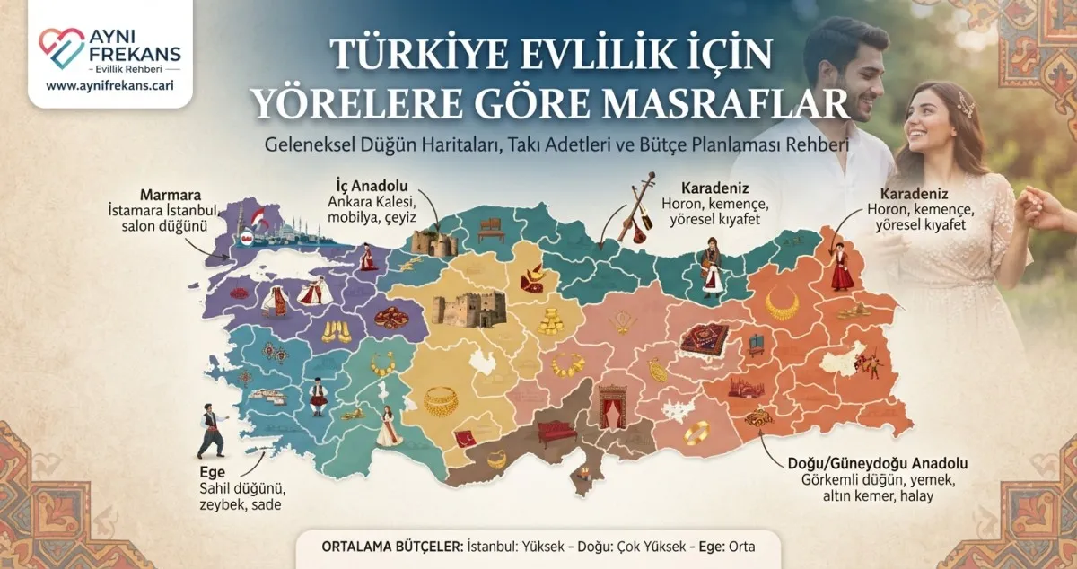 Yörelere Göre Düğün Bütçeleri ve Hayalinizdeki Yuvayı Kurma Rehberi